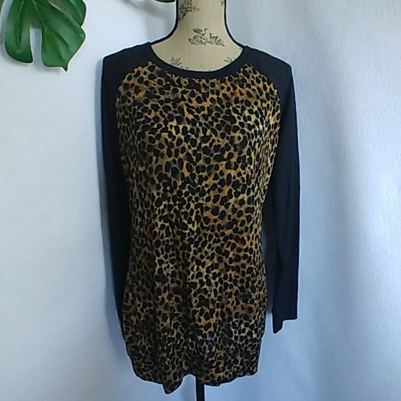 MINKPINK Sweaters - Minkpink Cheetah Leopard Animal Print Tunic Dress Top